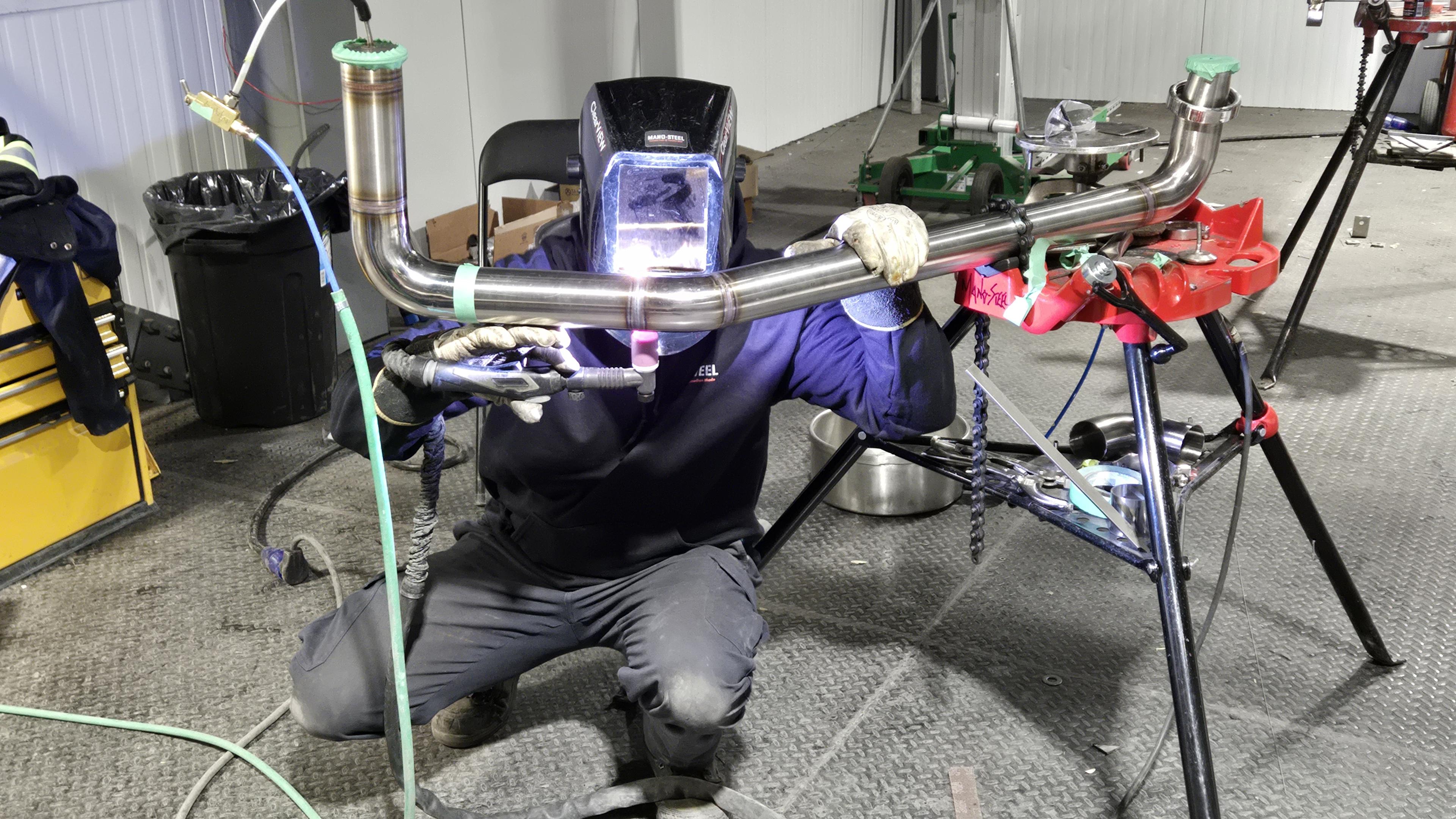 Finished industrial system testing